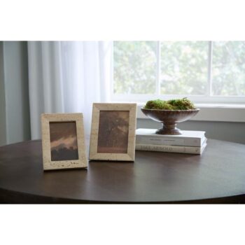 Travertino Marble Frame by Sferra